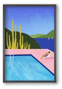 Swimming Pool - falikép keretben | artbridge