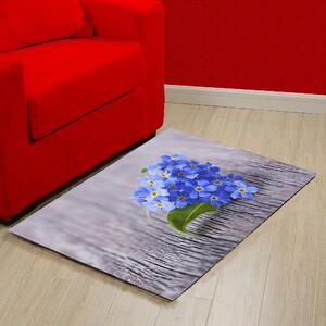 Blue vinil szőnyeg, 52 x 75 cm