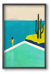 Swimming Pool II - falikép keretben | artbridge