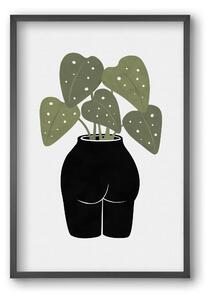 Butt-anical Vase - falikép keretben | artbridge