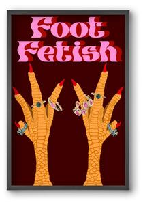 Foot Fetish - falikép keretben | artbridge