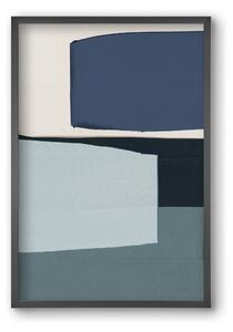 Calm Blue - falikép keretben | artbridge