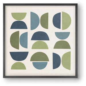 MINIMAL GEOMETIC ART 03 - falikép keretben | artbridge