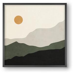 MINIMAL TROPICAL ART - LANDSCAPE 04 - falikép keretben | artbridge