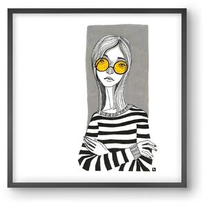 SummerGlasses - falikép keretben | artbridge