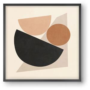 MINIMAL ART - GEOMETRIC SHAPES 04 - falikép keretben | artbridge