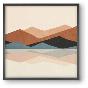 MINIMAL TROPICAL ART - LANDSCAPE 02 - falikép keretben | artbridge