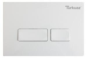CeraStyle NIL NYOMÓLAP falsík alatti WC tartályhoz - dupla - FEHÉR