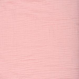 Rózsaszín muszlin kapucnis gyerek törölköző 75x75 cm – Bébé Douceur