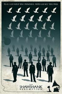 Művészi plakát The Shawshank Redemption, (26.7 x 40 cm)
