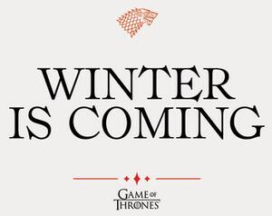 Művészi plakát Game of Thrones - Winter is coming