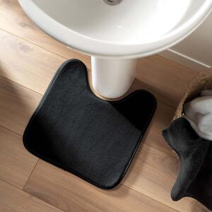 Fekete fürdőszobai kilépő WC-hez 45x45 cm Vitamine – douceur d'intérieur