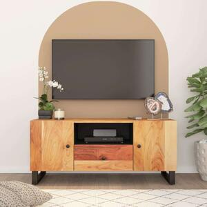 VidaXL tömör akácfa és szerelt fa TV-szekrény 105 x 33,5 x 46 cm