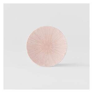 Rózsaszín kerámia desszertes tányér ø 13 cm ICE PINK - MIJ