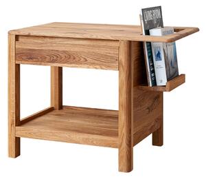 Újságtartó kisasztal tölgyfa - Gialo