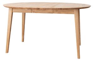 Asztal tölgy, kerek 90 cm, kihúzva 122 cm - Orbetello
