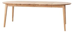 Asztal tölgy, kerek 90 cm, kihúzva 190 cm - Orbetello