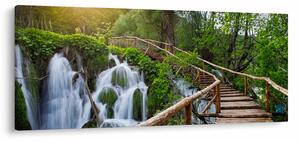 Kép - Plitvicei-tavak (120x50 cm)