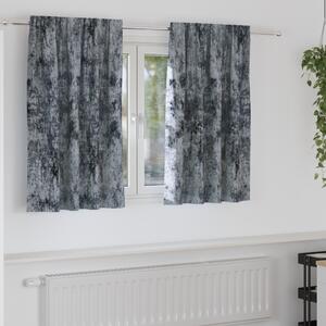 VidaXL bársony függöny 2 db pálcataszkolt Ezüst szürke 140x140 cm