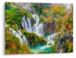 Kép - Plitvicei-tavak Nemzeti Park (70x50 cm)
