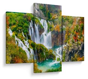 Kép - Plitvicei-tavak Nemzeti Park (90x60 cm)