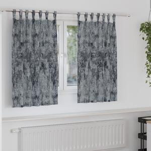 VidaXL Vellúr Függöny 2 db Gombfüllel Ezüst Szürke 140x140 cm