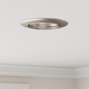 Beépített Spotlámpák 6 db Kerek GU10 Ezüst Ø90 mm Acél
