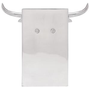 Könyvtámaszok 2 db Ezüst 21,5x15,5x20 cm Alumínium Bika