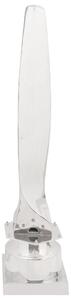 VidaXL Szobor Ezüst 26x26x110 cm Alumínium Fél Propeller