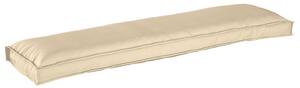 VidaXL Padpárnák Padhoz 2 db Bézs 150x40x8 cm Oxford Szövet