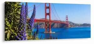 Kép - Golden Gate híd, San Francisco (120x50 cm)