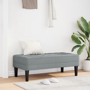 VidaXL Pad Light Grey 113x57x39 cm Szövet