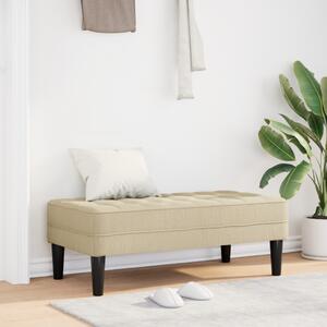 VidaXL pad párnával Krém 113 x 57 x 39 cm szövet