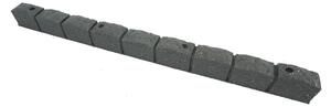 Multy home Kerti szegély római kőszürke 120 cm, gumi (szegekkel együtt)