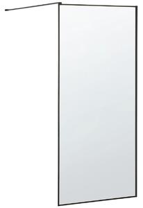 Zuhanyparaván Edzett Üvegből Fekete Kerettel 80 x 190 cm WASPAM
