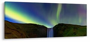 Kép - Aurora Borealis Izlandon (120x50 cm)