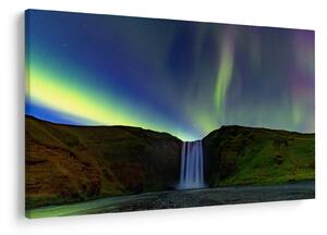 Kép - Aurora Borealis Izlandon (90x60 cm)