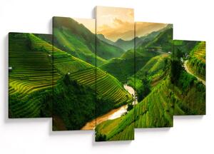 Kép - Mu Cang Chai rizsteraszok (150x105 cm)