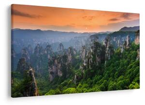 Kép - Zhangjiajie Nemzeti Erdei Park (90x60 cm)