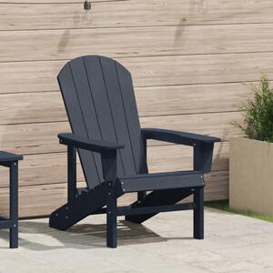 Adirondack szék Tengerészkék 74x82x91 cm HDPE