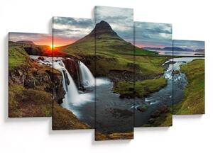 Kép - Kirkjufell naplementében (150x105 cm)