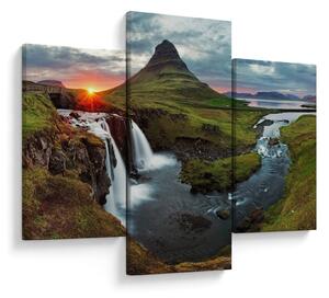 Kép - Kirkjufell naplementében (90x60 cm)
