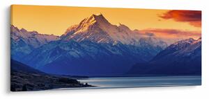 Kép - Pukaki-tó (120x50 cm)