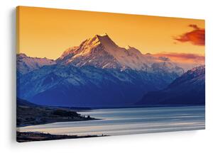 Kép - Pukaki-tó (90x60 cm)