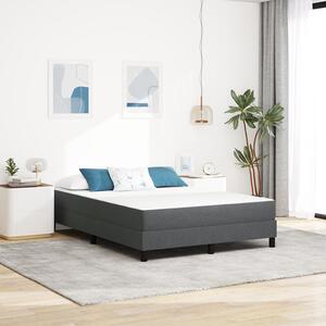 VidaXL Zsebtavas Matrac Sötétszürke Közepes 160x200x20 cm Szövet