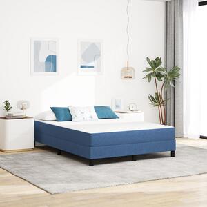 VidaXL Zsebmèròs Rugós Ágytípus Matrac Kék Közepes 160x200x20 cm Szövet