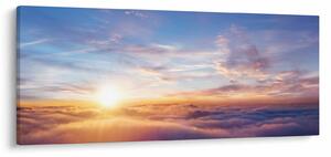 Kép - Naplemente a felhők felett (120x50 cm)