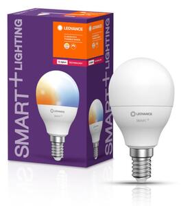 LEDVANCE SMART+ Zigbee vezérlésű, LED fényforrás, Mini bulb, szabályozható, 5 W-os, változtatható színhőmérséklet: fehér (2700-6500 K), 470 lm, IP20, 20 000 óra, E14, hangvezérelhető (4058075485174)