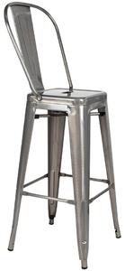 King Home Tower Big Back Fém Bárszék 76