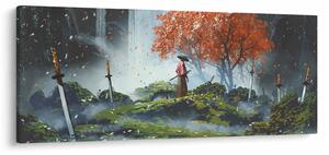 Kép - A kardok kertjének illusztrációja (120x50 cm)